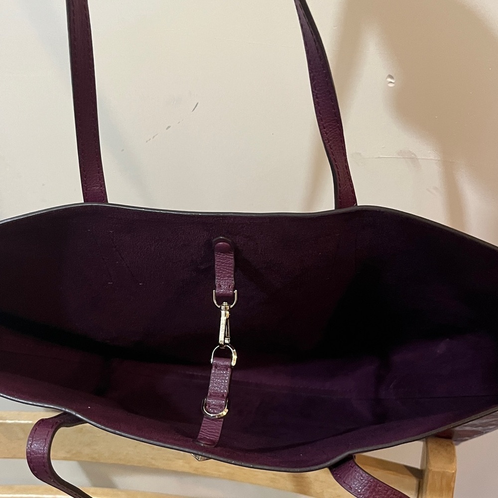 Kate Spade Purple Molly Panther Dot Large Tote, Radicchio(first seen in 2019)‍‍ - Picture 6 of 6